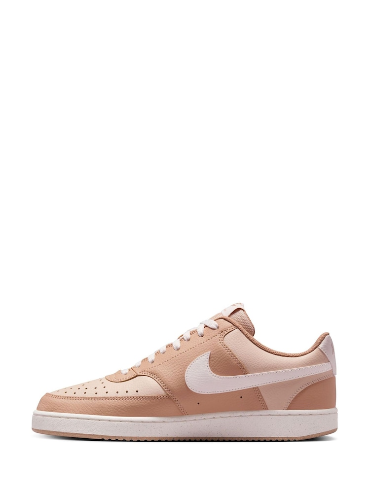 Nike Orange/White Court Vision Low Trainers - Image 2 of 10