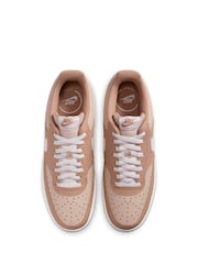 Nike Orange/White Court Vision Low Trainers - Image 6 of 10