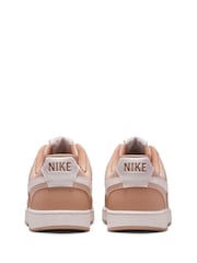 Nike Orange/White Court Vision Low Trainers - Image 7 of 10