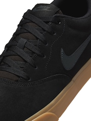 Nike Black/Grey Charge Suede Low Trainers - Image 8 of 10