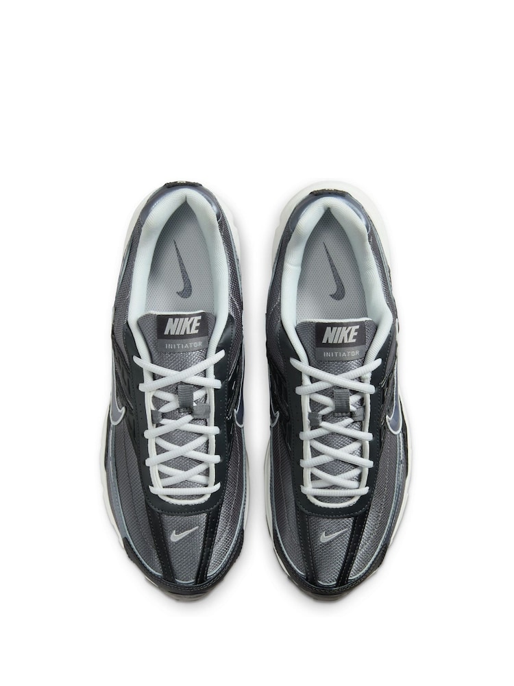 Nike Grey/Black Initiator Trainers - Image 7 of 10