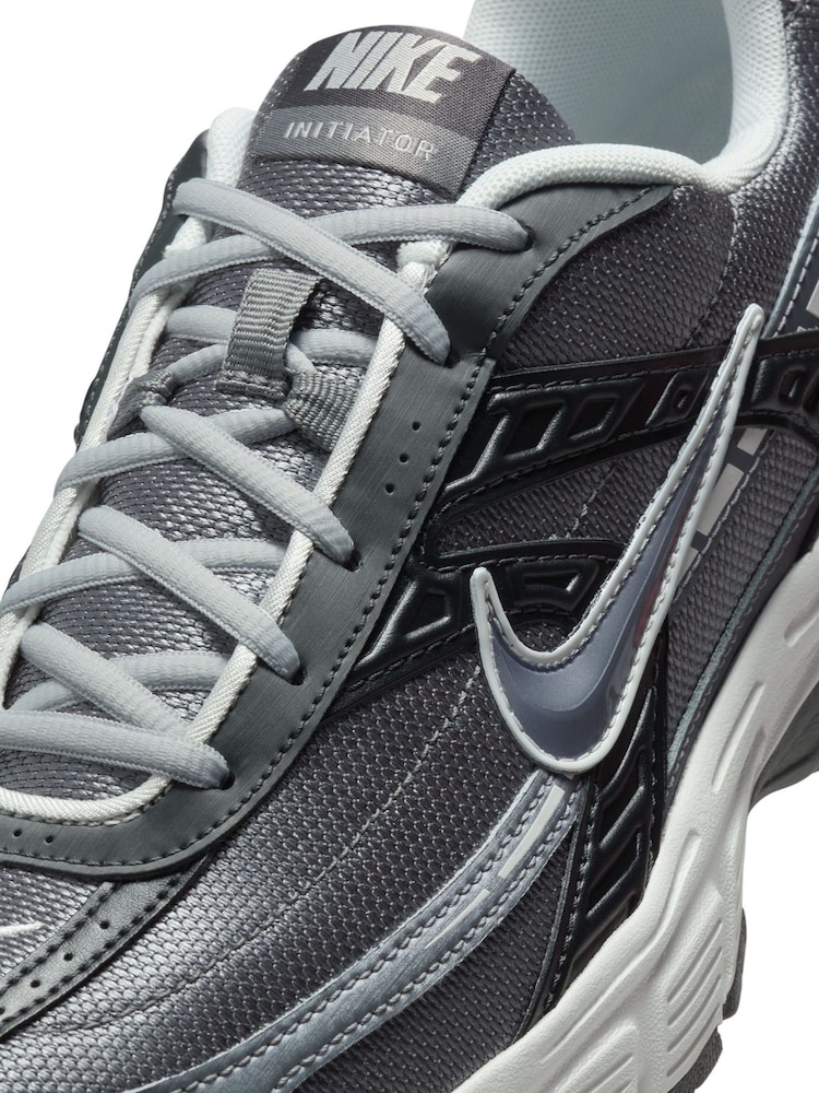 Nike Grey/Black Initiator Trainers - Image 9 of 10