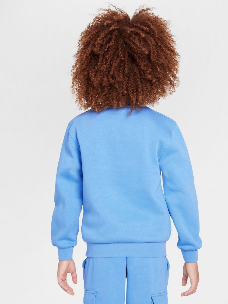 Nike Beyond Blue Sports Inspired Crew Sweatshirt - Image 2 of 5
