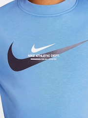 Nike Beyond Blue Sports Inspired Crew Sweatshirt - Image 5 of 5