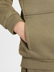 Nike Medium Olive Green Sports Inspired Overhead Hoodie - Image 5 of 8
