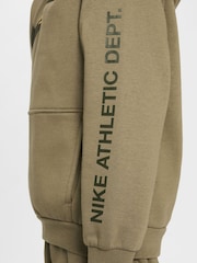 Nike Medium Olive Green Sports Inspired Overhead Hoodie - Image 6 of 8