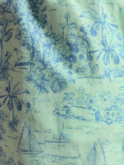 Green Toile de Jouy - Joules Hallie Pull-On Cotton Trousers - Imagen 10 de 11