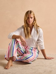 Rayas multicolor - Joules Hallie Pull-On Cotton Trousers - Imagen 11 de 13