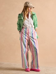 Rayas multicolor - Joules Hallie Pull-On Cotton Trousers - Imagen 12 de 13