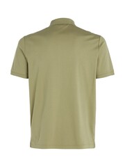 Calvin Klein Green Slim Polo Shirt - Image 5 of 10