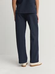 marine - Pantalon large en jersey - Image 3 de 8