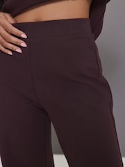 Rouge bordeaux - Pantalon large en jersey - Image 4 of 4