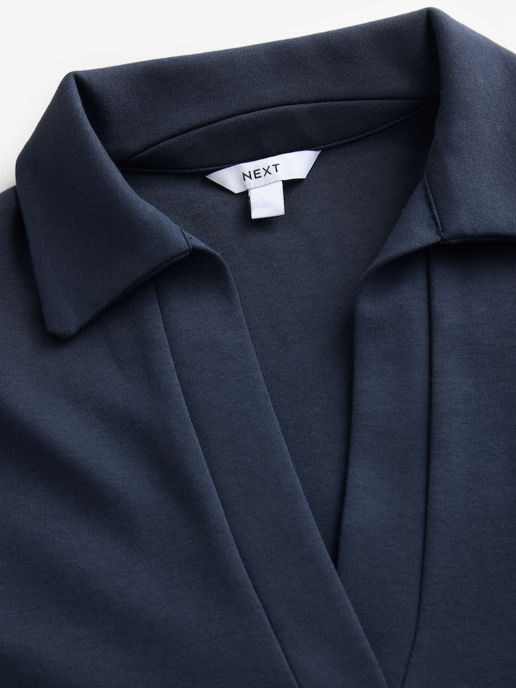 Marineblauw - Jersey poloshirt - Image 6 of 7