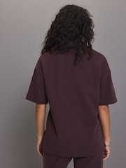 Burgundy Red Jersey Polo Shirt - Image 3 of 8