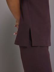 Burgundy Red Jersey Polo Shirt - Image 5 of 8