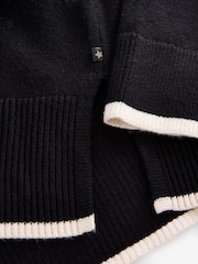 Rockett St George Black Mon Cheri Knit Half Zip Jumper - Image 12 of 12