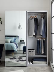 Grey Grey Sloane Collection Glass Fitted Wardrobe - Image 1 of 6