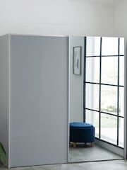 Grey Grey Sloane Collection Glass Fitted Wardrobe - Image 1 of 6