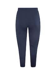 Yours Curve Blue Stretch Tapered Trousers - Image 5 of 5