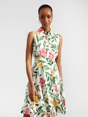 Hobbs Floral Multi Petite Belinda Dress - Image 4 of 4