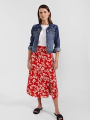 Hobbs Red Eloise Skirt - Image 3 of 4
