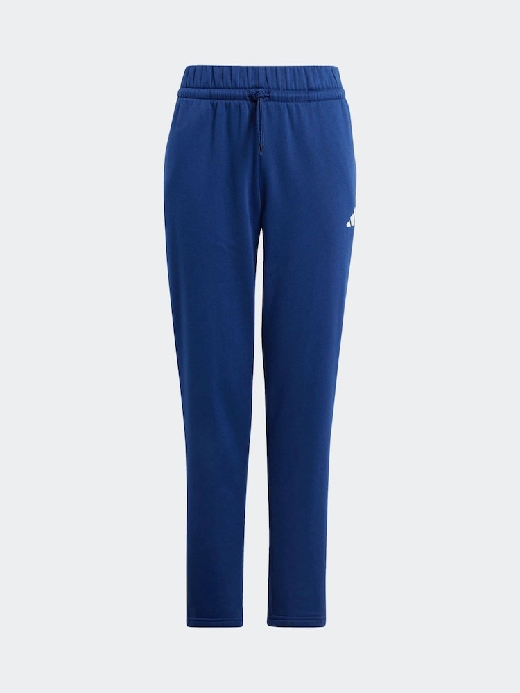 adidas Blue Essentials Colourblock Kids Fleece Tracksuit - Image 8 of 8 adidas Blue Essentials Colourblock Kids Fleece Tracksuit - Image 8 of 8