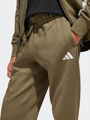 adidas Green Colour Block Fleece Tracksuit - Image 5 of 8