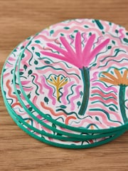 Lucy Tiffney Set of 4 Coasters - Image 3 of 4