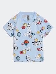 adidas All Over Print Essentials Fun 100% Cotton Shorts and T-Shirt Set - Imagen 2 de 7