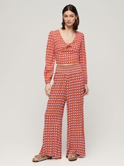 Superdry Pink Beach Trousers - Image 2 of 4