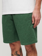 Superdry Green Essential Logo Jersey Shorts - Image 1 of 4
