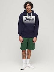 Superdry Green Essential Logo Jersey Shorts - Image 2 of 4