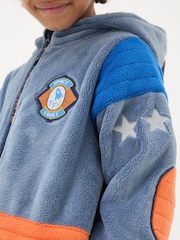 FatFace Blue Astronaut Fleece All-In-One - Image 3 of 5