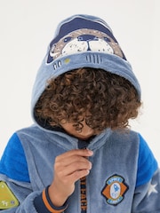 FatFace Blue Astronaut Fleece All-In-One - Image 4 of 5