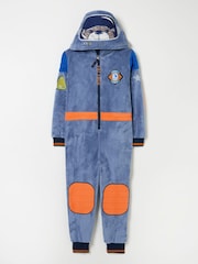 FatFace Blue Astronaut Fleece All-In-One - Image 5 of 5