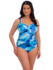 Fantasie Blue Dazzling Saunton Sands Underwire Twist Front Tankini Top - Image 5 of 7