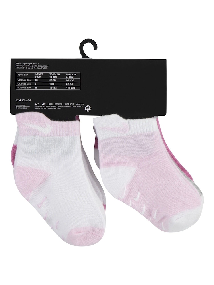 rožnata - Komplet Quater Nogavice Nike Kids Little Pull Tab 6 - Slika 11 iz 11
