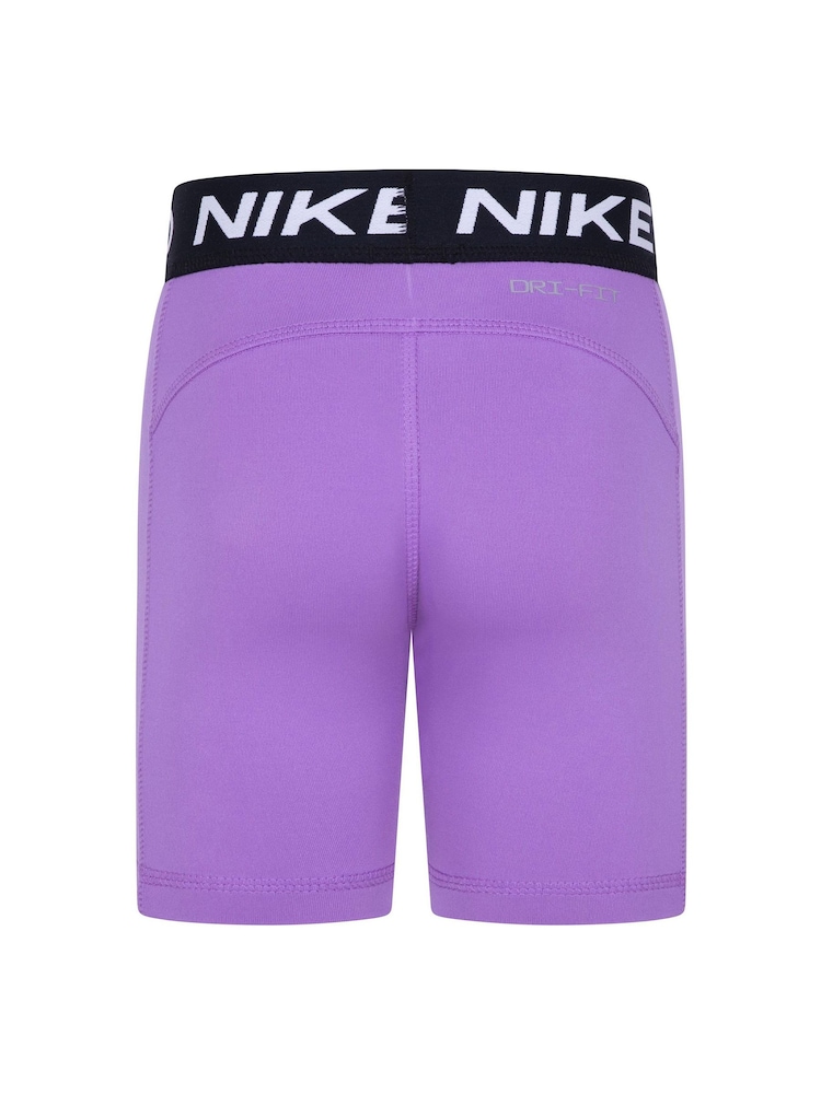 Сиреневый - шорты Nike Little Kids Pro Dri-FIT - Image 2 of 5