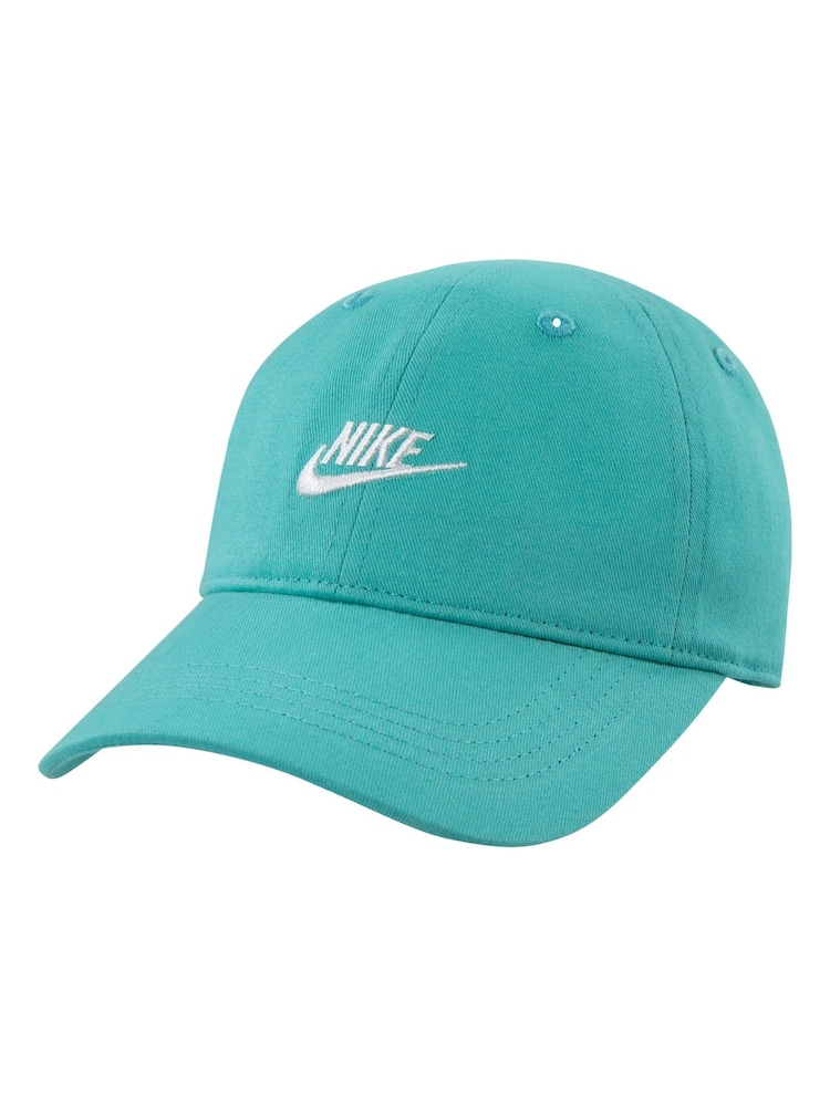 Nike Blue Little Kids Furtura Curved Brim 100% Cotton Cap - Image 1 of 8