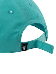 Nike Blue Little Kids Furtura Curved Brim 100% Cotton Cap - Image 5 of 8