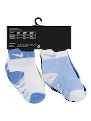 Nike Blue Kids Little Pull Tab 6 Pack Quater Socks - Image 4 of 4