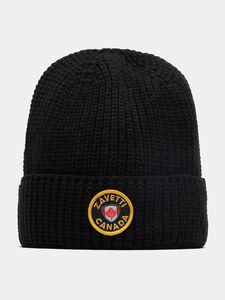 Zavetti Canada Mens Verrio Knitted Beanie Hat - Image 1 of 4