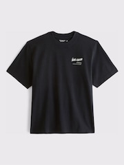 Abercrombie & Fitch Black City Back Graphic T-Shirt - Image 2 of 3