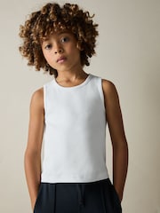 Reiss Jaden 3 Pack Cotton Stretch Ribbed Vest 3 Pack - Bild 2 von 4