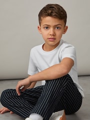 Reiss White Ecru Honor 3 Pack 3-9 yrs 3 Pack Cotton Crew-Neck T-Shirts - Image 3 of 4