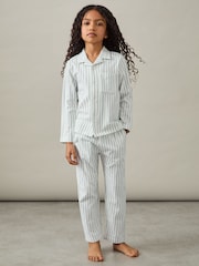 Reiss Cohen Set Brushed-Cotton Striped Pyjama Set - Bild 2 von 5