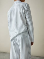 Reiss Cohen Set Brushed-Cotton Striped Pyjama Set - Image 4 of 5