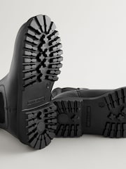 Black Wide Fit (G) Leather Warm Lined Chelsea Boots - Image 5 of 5