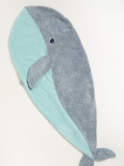 FatFace Blue Shelter Wilson the Whale Blanket - Image 1 of 2