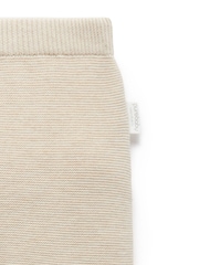 Purebaby Natural Textured Knit Footed 100% Cotton Leggings - Image 4 of 5
